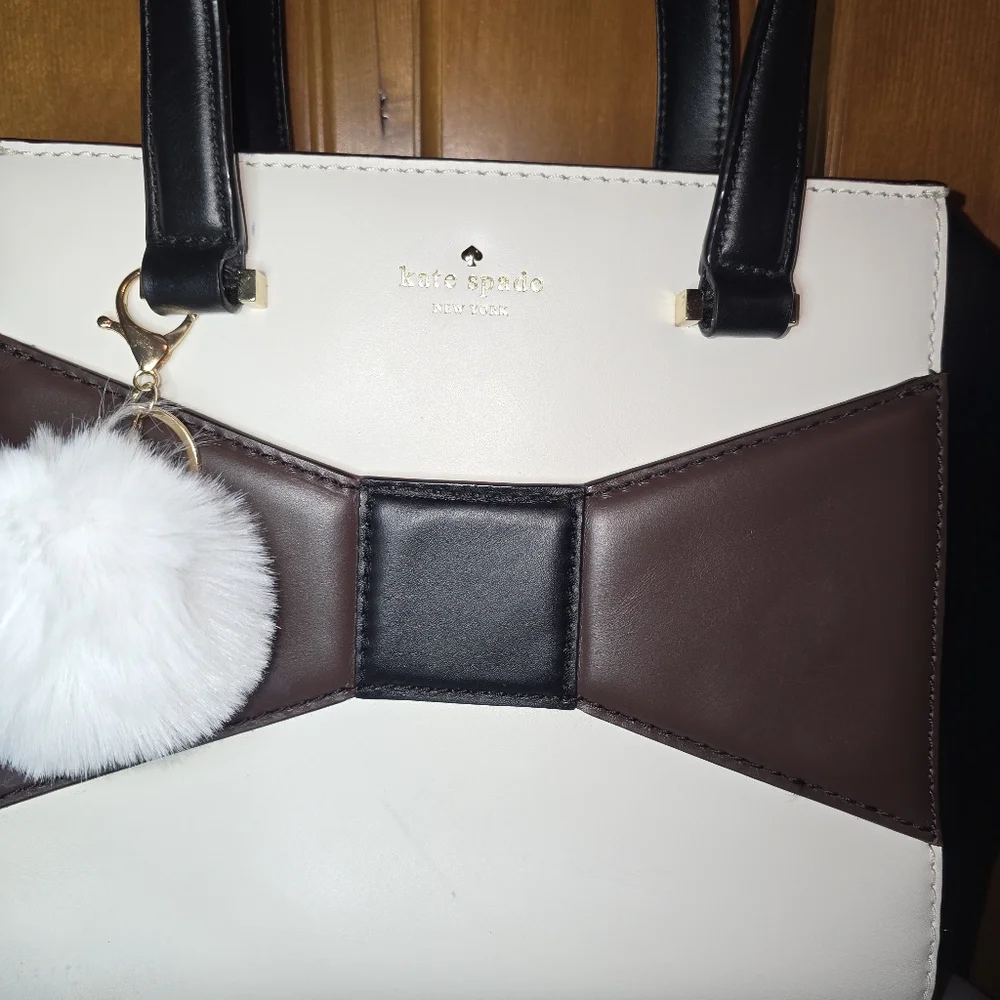 Kate Spade 2 Park Avenue Small Beau leather satchel in a multi-color block - Picture 2 of 6